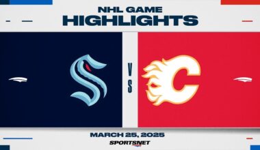 NHL Highlights | Kraken vs. Flames - March 25, 2025