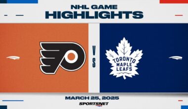 NHL Highlights | Flyers vs. Maple Leafs - March 25, 2025