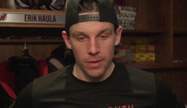 Haula, Meier, Keefe talk after 4-3 shootout loss to Vancouver