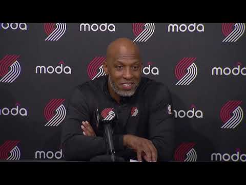Chauncey Billups Postgame Interview | Trail Blazers 111, Cavaliers 122 | March 25, 2025
