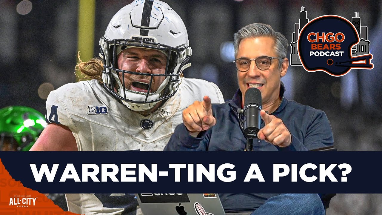 Is Tyler Warren the right pick for the Chicago Bears in the 1st round? | CHGO Bears Podcast