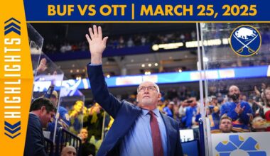 Lindy Ruff's 600th Career Win With The Buffalo Sabres | Ottawa Falls 3-2 To Buffalo | Highlights