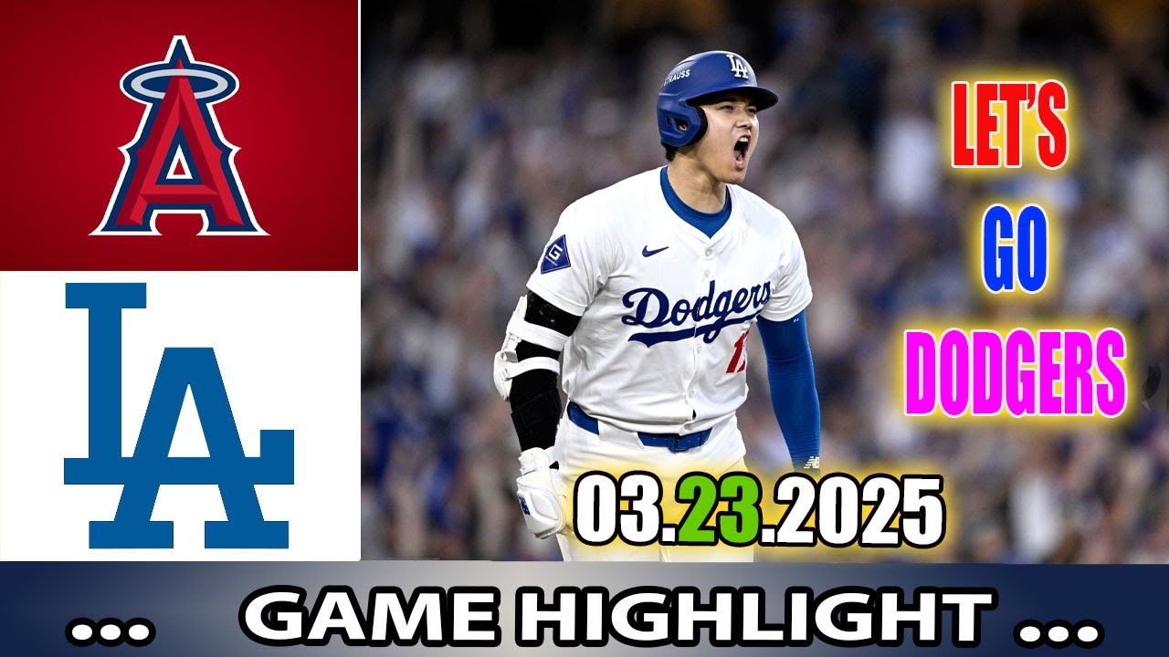 Los Angeles Dodgers vs Los Angeles Angels Full Game Highlights  | MLB HIGHLIGHT TODAY