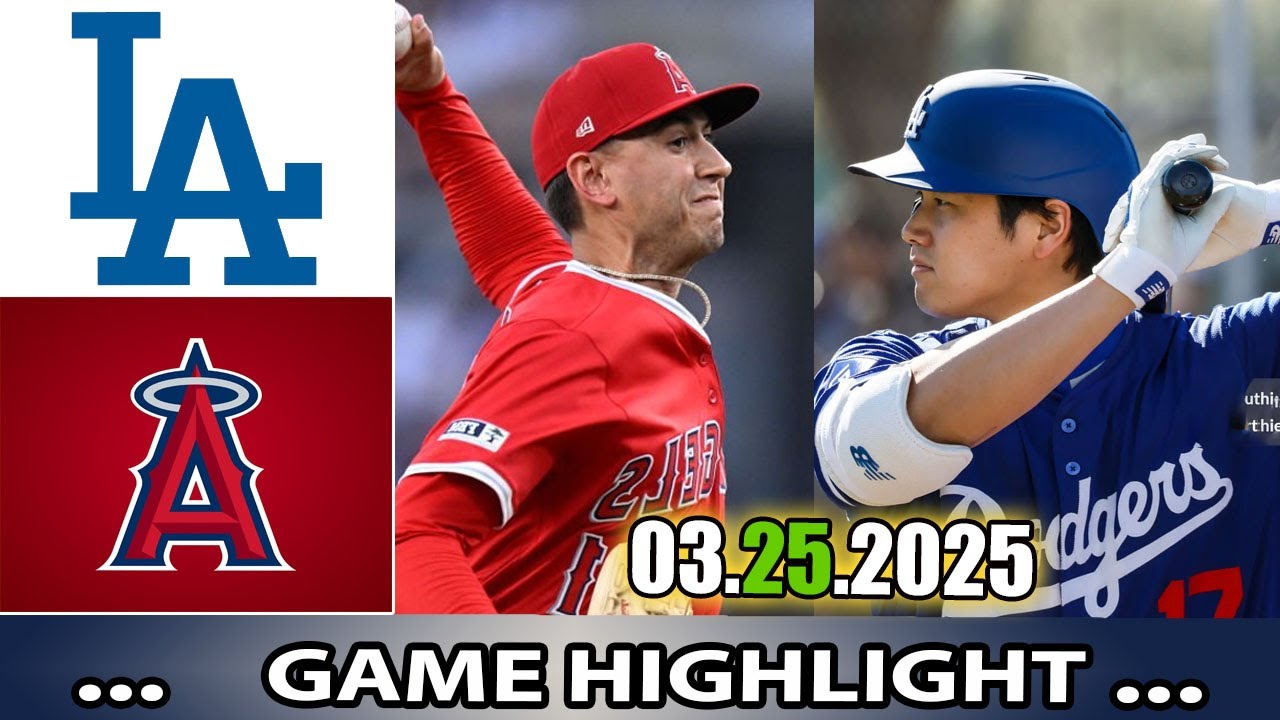 Los Angeles Dodgers vs Los Angeles Angels Full Game Highlights  | MLB HIGHLIGHT TODAY