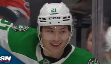 Stars' Jason Robertson Pots Trio Of Goals For Natural Hat Trick vs. Oilers
