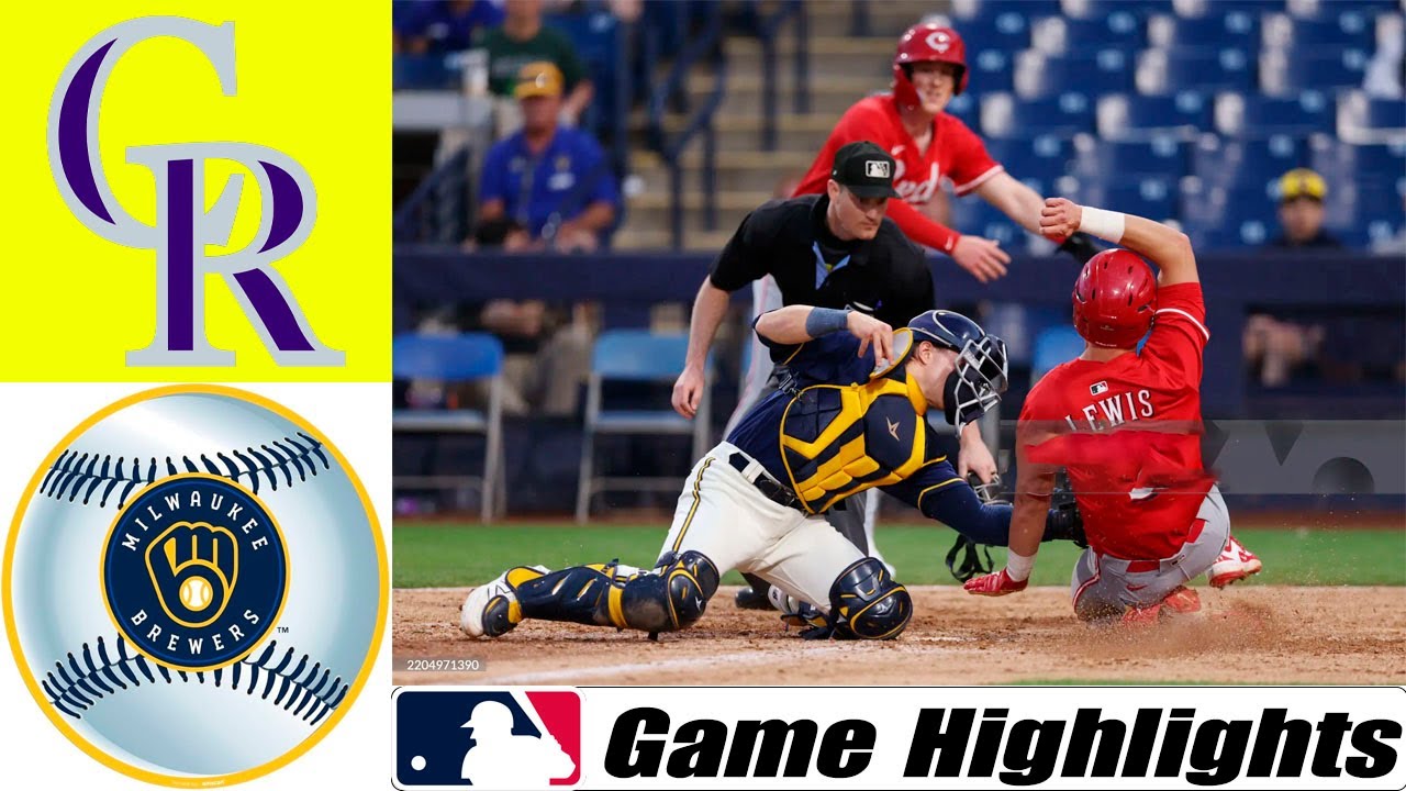 Colorado Rockies Vs Milwaukee Brewers   Game Highlights | MLB Training Spring 2025