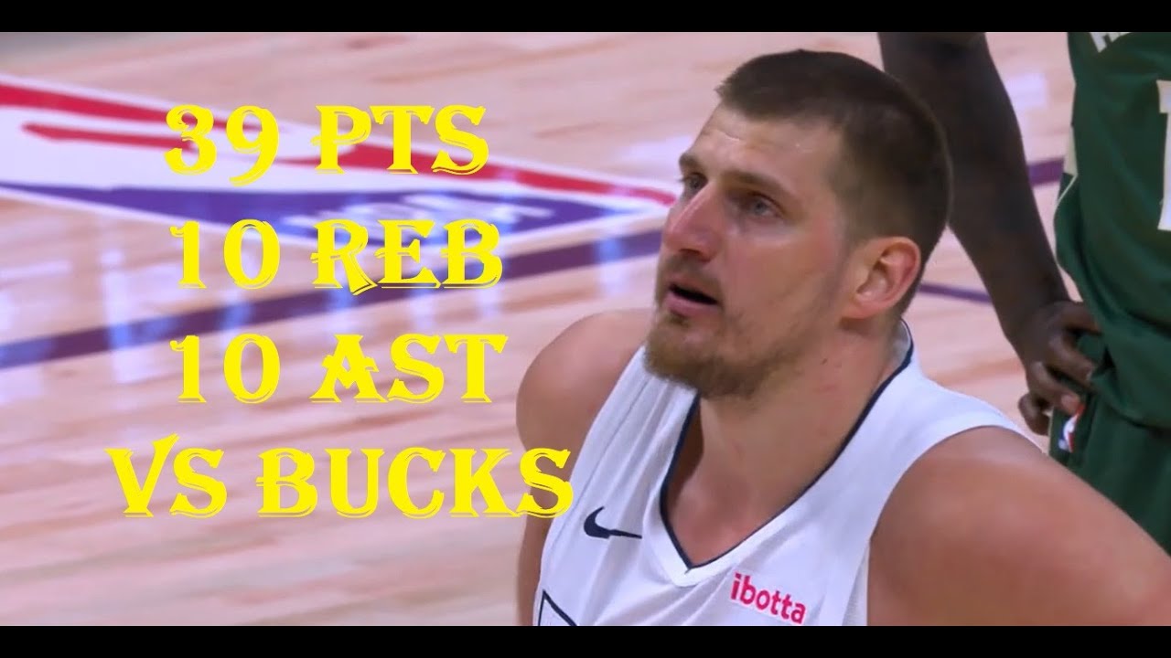 Nikola Jokic 39 Pts 10 Reb 10 Ast Milwaukee Bucks vs Denver Nuggets HIGHLIGHTS