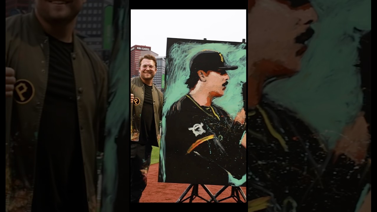 Painting Paul Skenes of the Pittsburgh Pirates in 10 minutes‼️ Who should I paint next⁉️