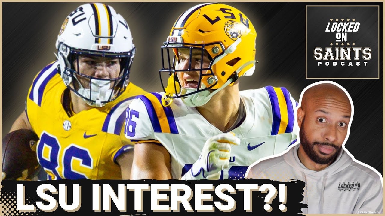 LSU's Mason Taylor WOWS New Orleans Saints at Pro Day | First-Round NFL Draft plans BPA?