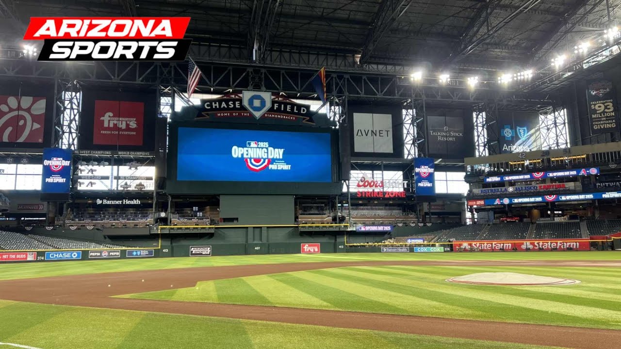 LIVE: Opening Day from Chase Field before the Arizona Diamondbacks take on the Chicago Cubs