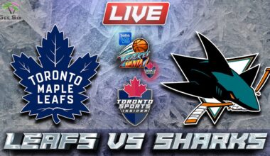 Toronto Maple Leafs vs San Jose Sharks LIVE Stream Game Audio | NHL LIVE Gamecast & Chat