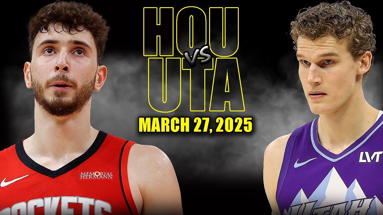 Houston Rockets vs Utah Jazz Full Game Highlights - March 27, 2025 | NBA Regular Season