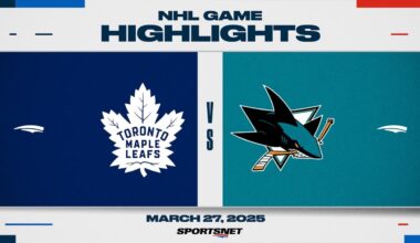 NHL Highlights | Maple Leafs vs. Sharks - March 27, 2025