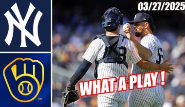 Yankees vs Milwaukee Brewers [Innings 6th&7th] Game Highlights (03/27/2025) | MLB Highlights 2025
