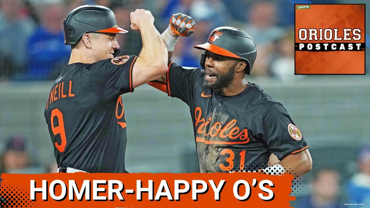 ORIOLES POSTCAST: Cedric Mullins, Adley Rutschman CRUSH homers in 12-2 win over Blue Jays