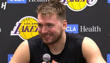 Luka Doncic Reacts to LeBron James' Game-Winner & WIN vs Pacers, Full Postgame Interview