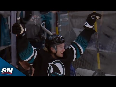 Maple Leafs' Joseph Woll Gaffes Clearing Attempt As William Eklund Deflects In Puck Off Skate