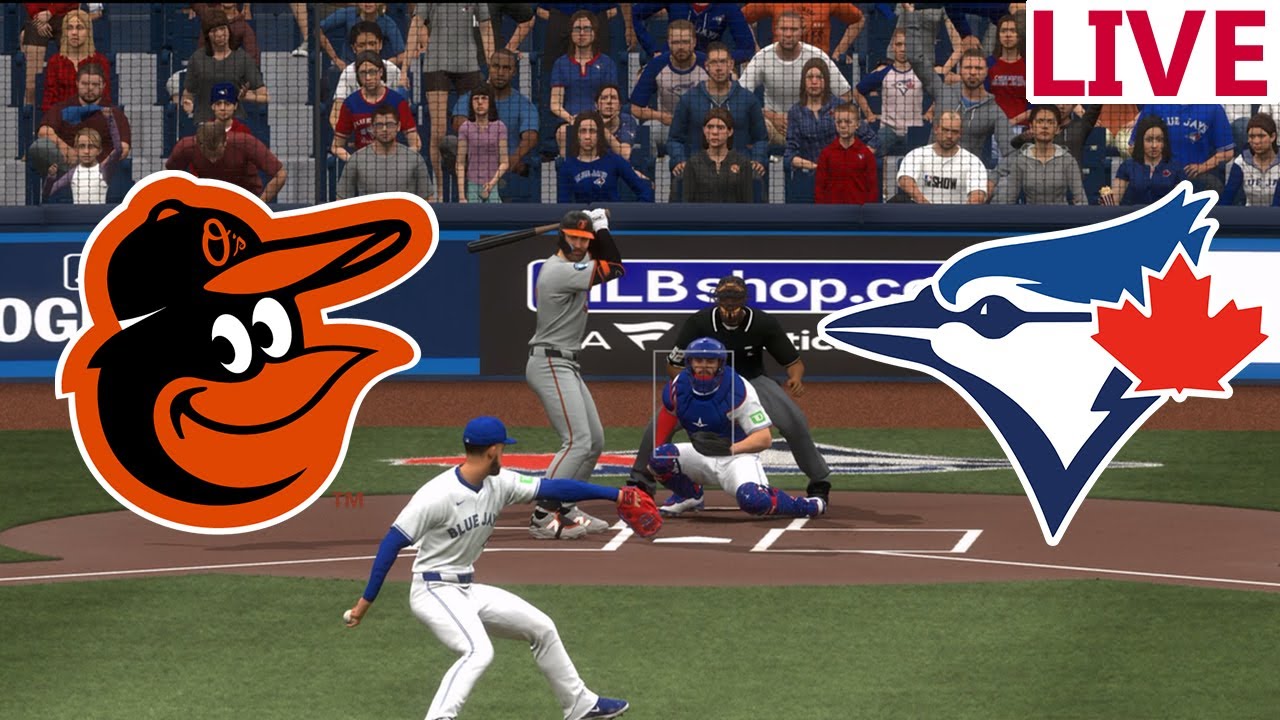 🔴LIVE 🔴Baltimore Orioles VS Toronto Blue Jays/ Mlb Season 2025/ Mlb the show 25