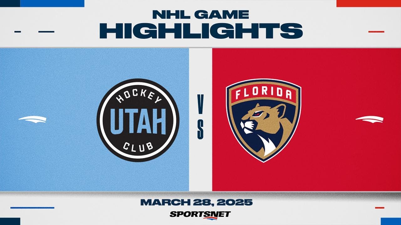 NHL Highlights | Utah HC vs. Panthers - March 28, 2025