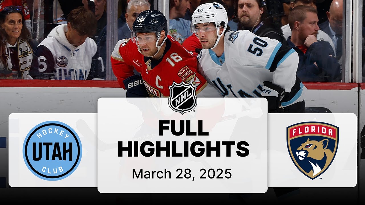 NHL Highlights | Utah Hockey Club vs. Panthers | March 28, 2025