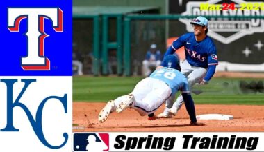 Texas Rangers Vs. Kansas City Royals GAME 1+4th (03/24/2025) | MLB Highlights 2025