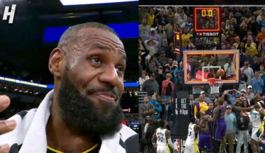 LeBron James talks GAME-WINNER vs Pacers, Postgame Interview 🎤