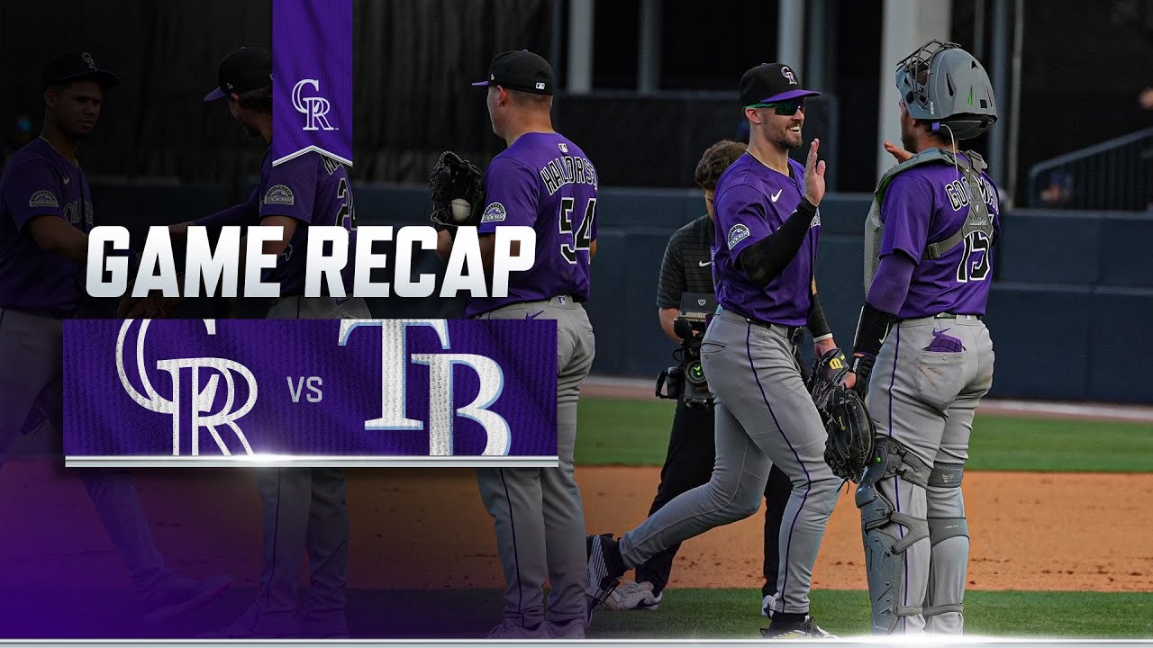 Rockies vs. Rays Game Highlights (3/29/25) | MLB Highlights
