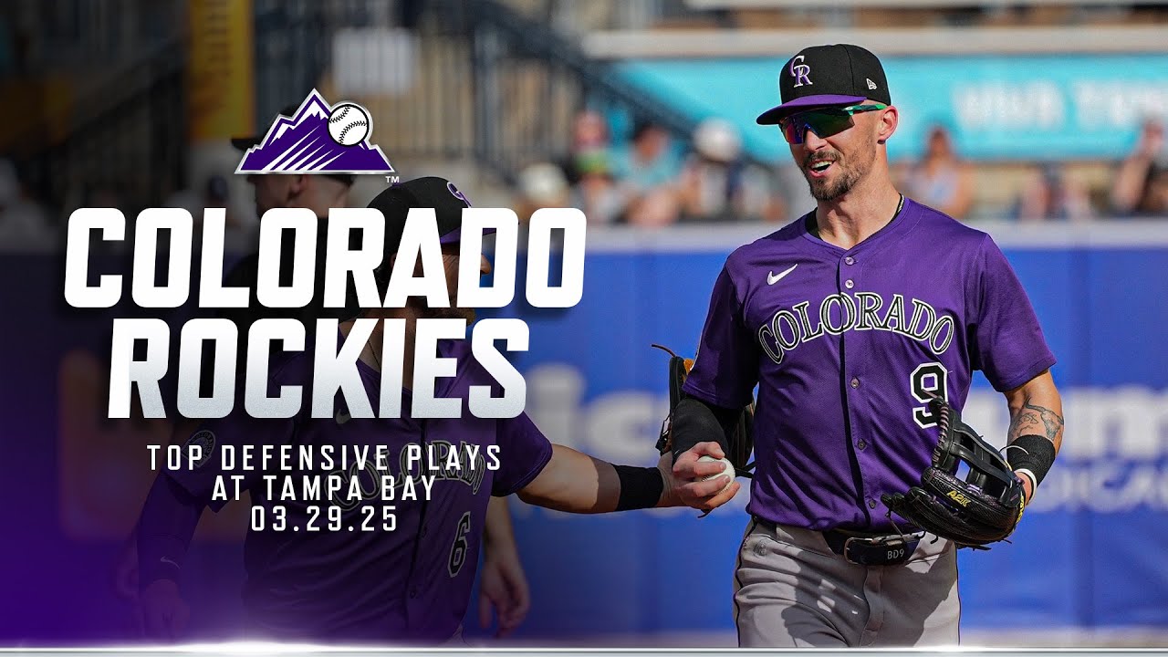 Colorado Rockies Top Defensive Plays Against Tampa Bay Rays