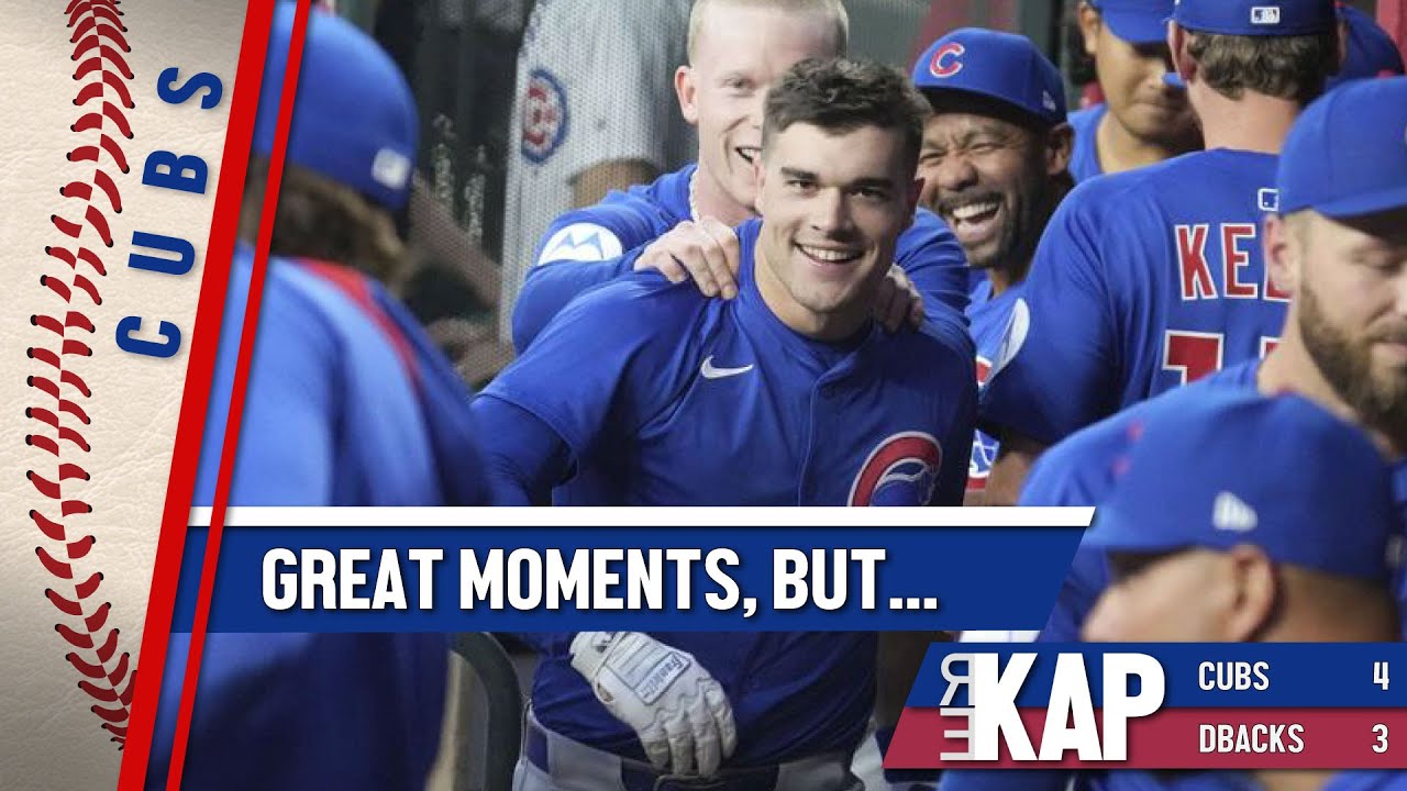 REKAP: ⚾️ Chicago Cubs 4-3 win over Arizona Diamondbacks. ‘Great moments, & Ryan Pressly was awful!’