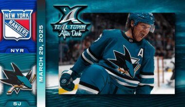 San Jose Sharks vs New York Rangers - 3/29/2025 - Teal Town USA After Dark (Postgame)