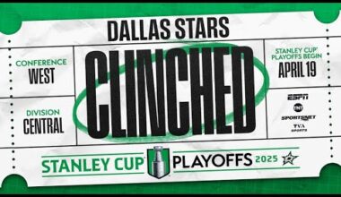 Dallas Stars 2024-25 Plays of the Year #clinched #stanleycup