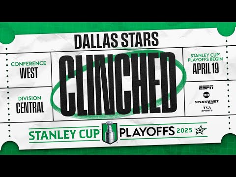 Dallas Stars 2024-25 Plays of the Year #clinched #stanleycup
