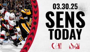Sens Today: Sens Look to Keep Win Streak Alive in Steel City
