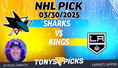 San Jose Sharks vs LA Kings 3/30/25 NHL Pick Prediction
