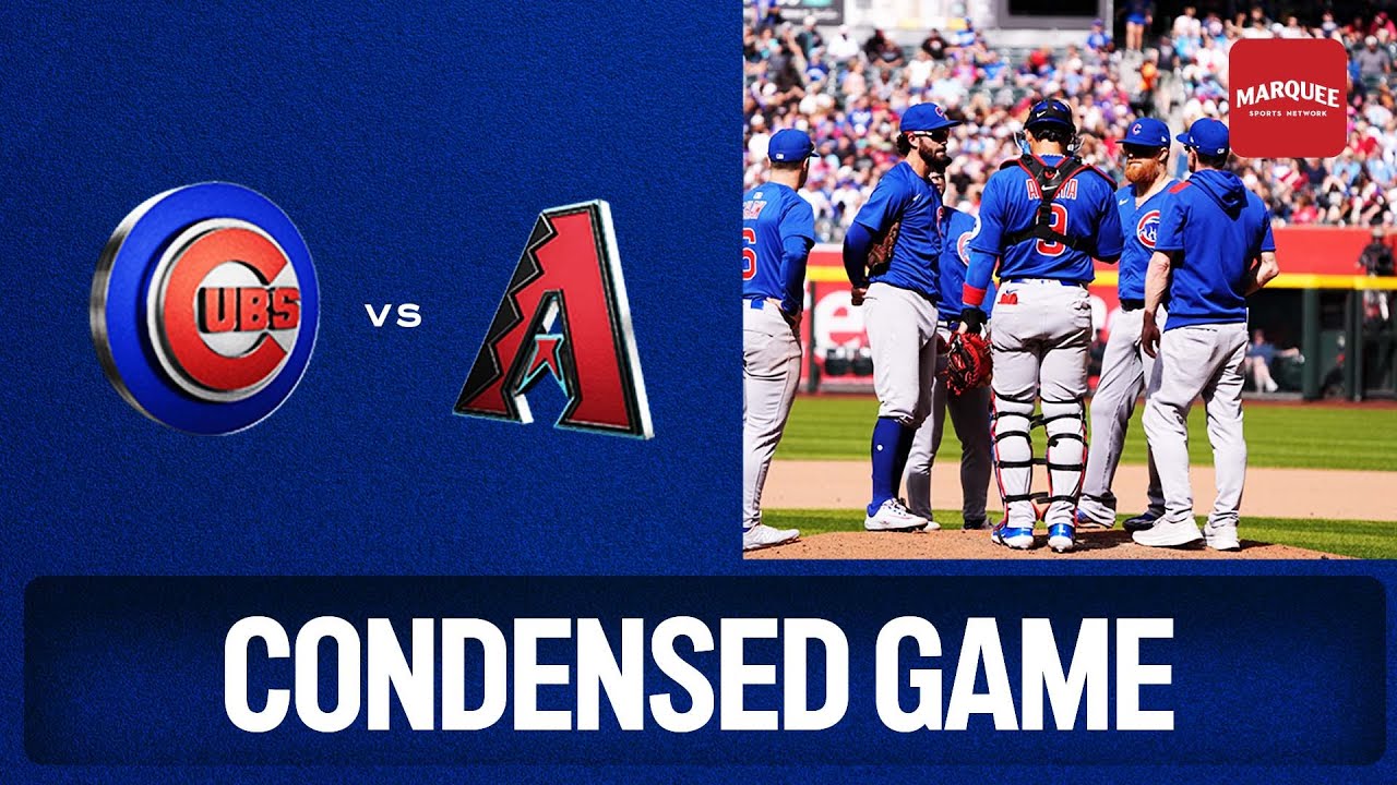 Condensed MLB game highlights: Cubs' 8th inning catalyst in against Arizona Diamondbacks
