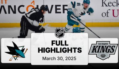 NHL Highlights | Sharks vs. Kings - March 30, 2025