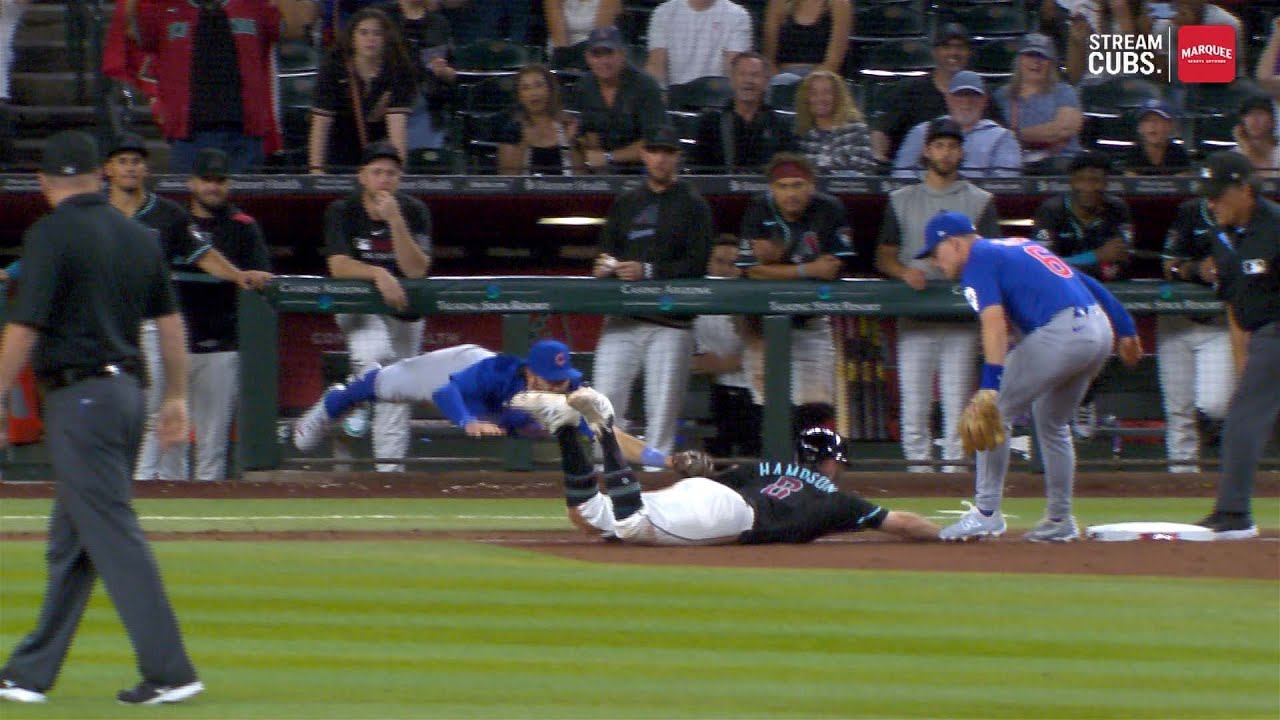 Dansby Swanson highlights: Watch Cubs shortstop record exciting final out in 4-3 win vs Diamondbacks