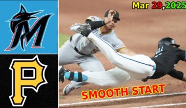 Pittsburgh Pirates at Miami Marlins Full Game Highlights | MLB HIGHLIGHT TODAY Mar 29, 2025