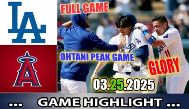 Los Angeles Dodgers vs Los Angeles Angels Full Game Highlights  | MLB HIGHLIGHT TODAY
