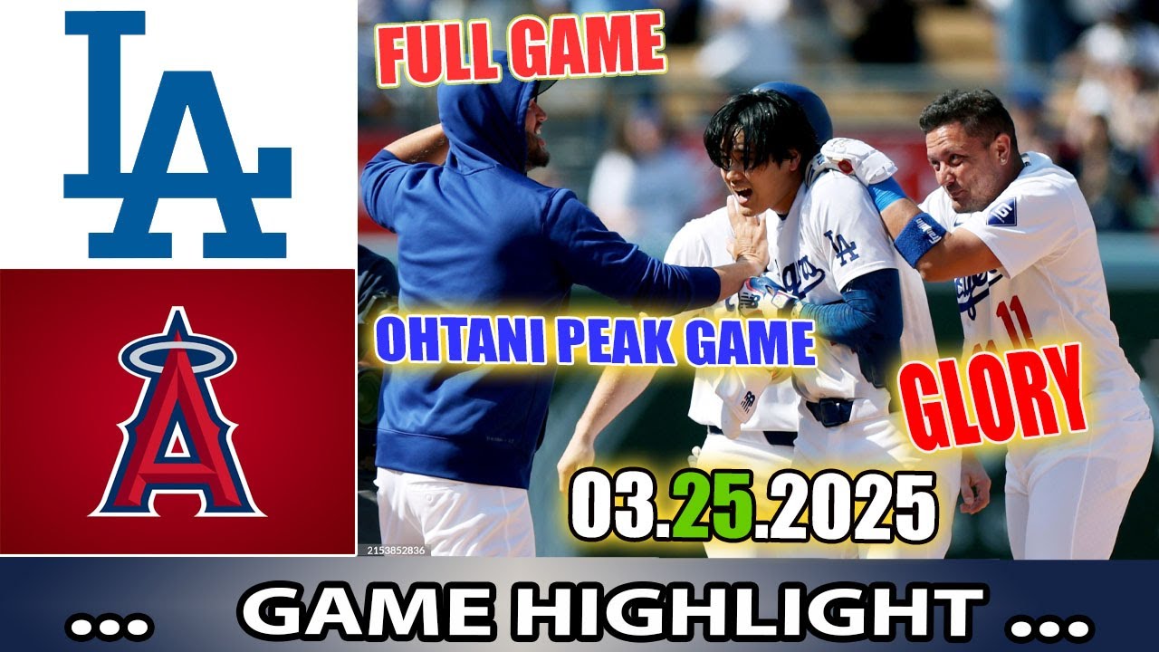 Los Angeles Dodgers vs Los Angeles Angels Full Game Highlights  | MLB HIGHLIGHT TODAY