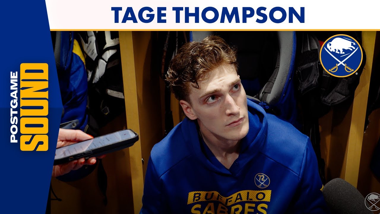 "That Stuff's Contagious" | Tage Thompson After Buffalo Sabres 8-5 Win Over Washington