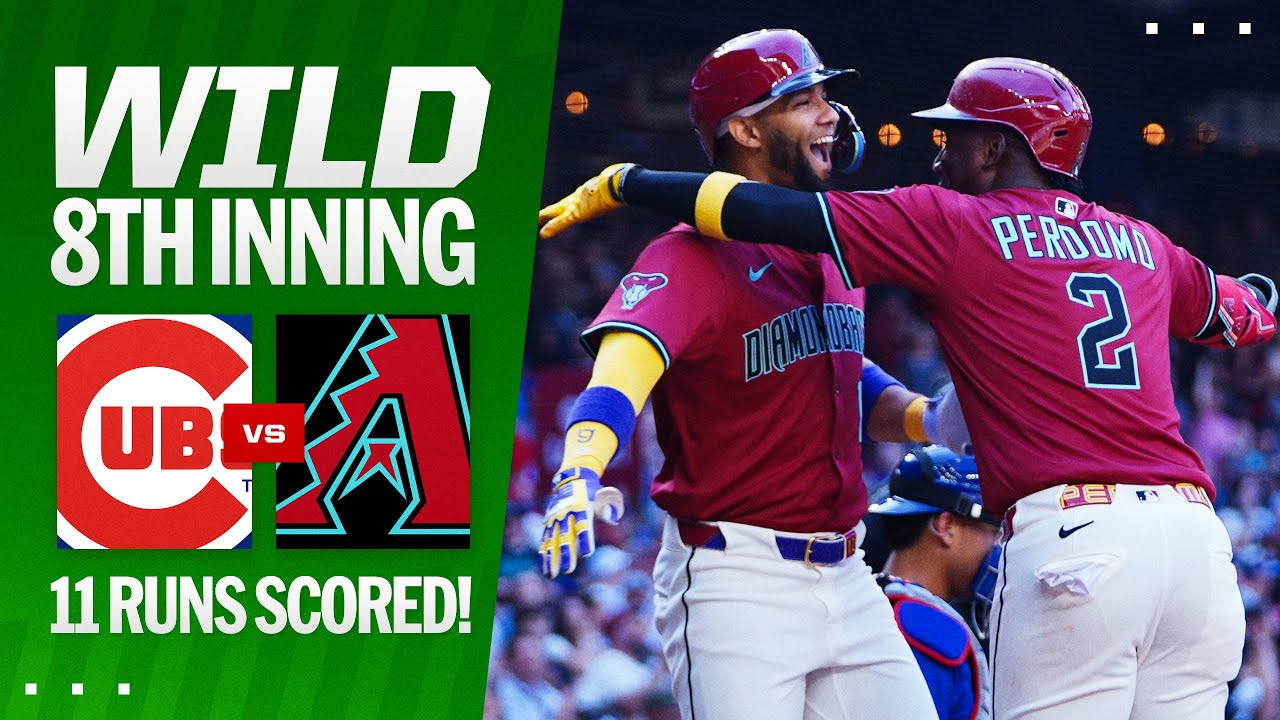 WILD INNING OUT WEST: D-backs, Cubs combine for 11 runs (including a 🚨 PITCHER RBI 🚨)