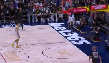 [Highlight] Nikola Jokic drains another amazing buzzer beater from the opponent's 3 point line