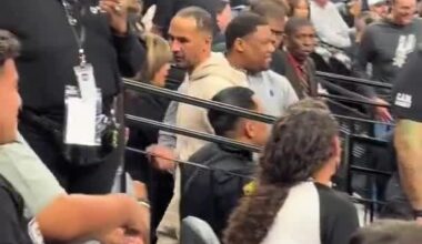 "Fire Nico" chants break out in San Antonio as he walks by ignoring them.