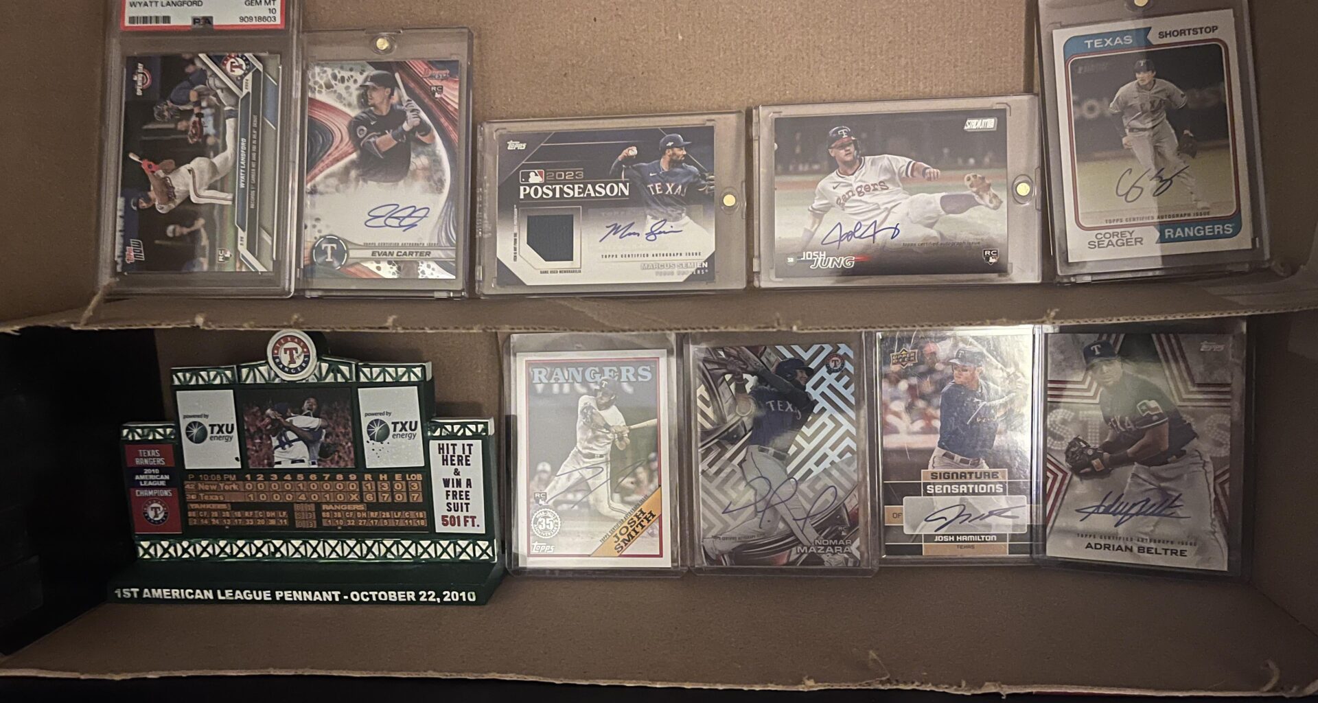 My rapidly growing Rangers card Collection