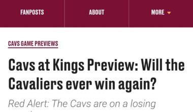 Our back to back losses have Cavs news outlets & fans in shambles!