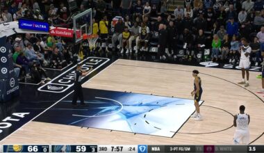 [Highlight] The rookie from Akron, Ohio, Enrique Freeman, was selected by the Minnesota Timberwolves to take two free throws after a flagrant foul, and he came off the bench and buried both of them. He was subbed back off never to return, scoring 2 points in 00:00 minutes played.