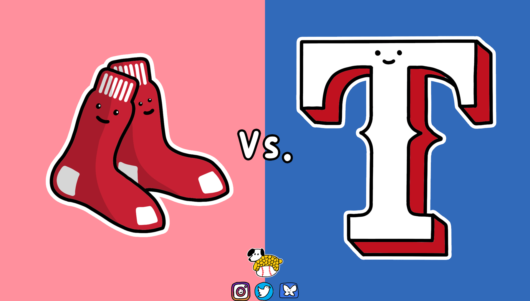 Texas Rangers Opening Day Doodle ! :)
