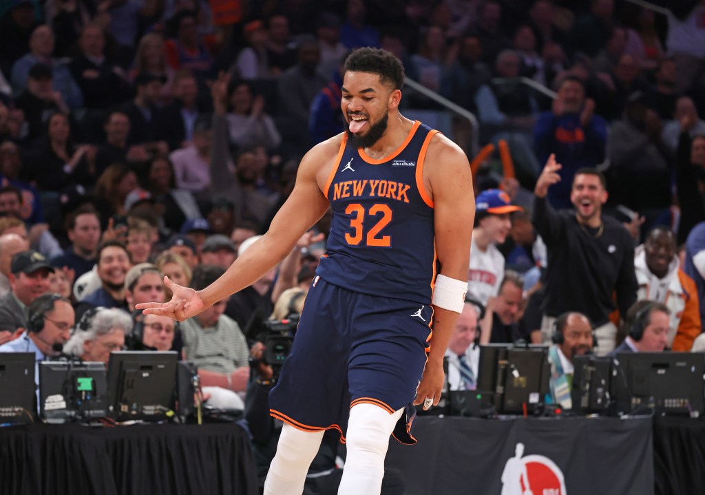 Karl-Anthony Towns and the Knicks will be in the NBA playoffs this year.