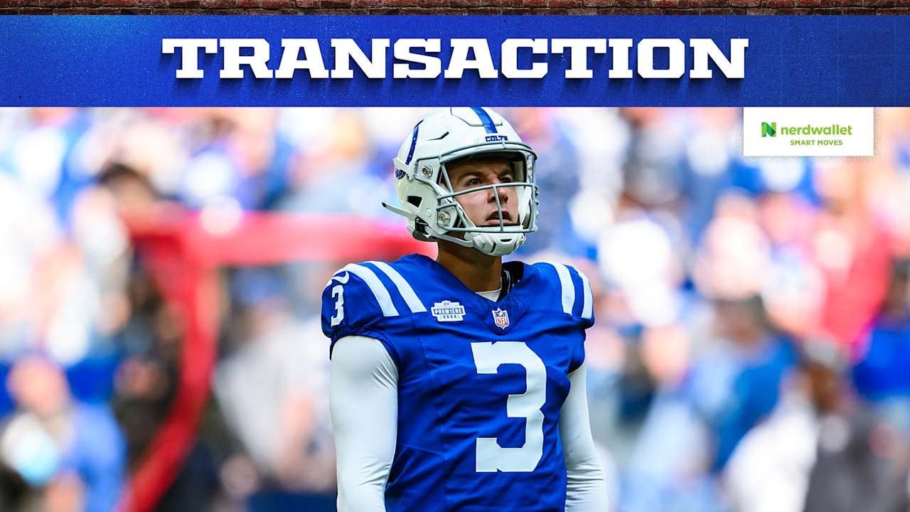 Colts sign K Spencer Shrader